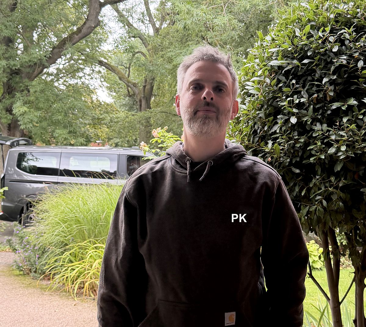 PK Plumbing engineer arriving for a job in your area